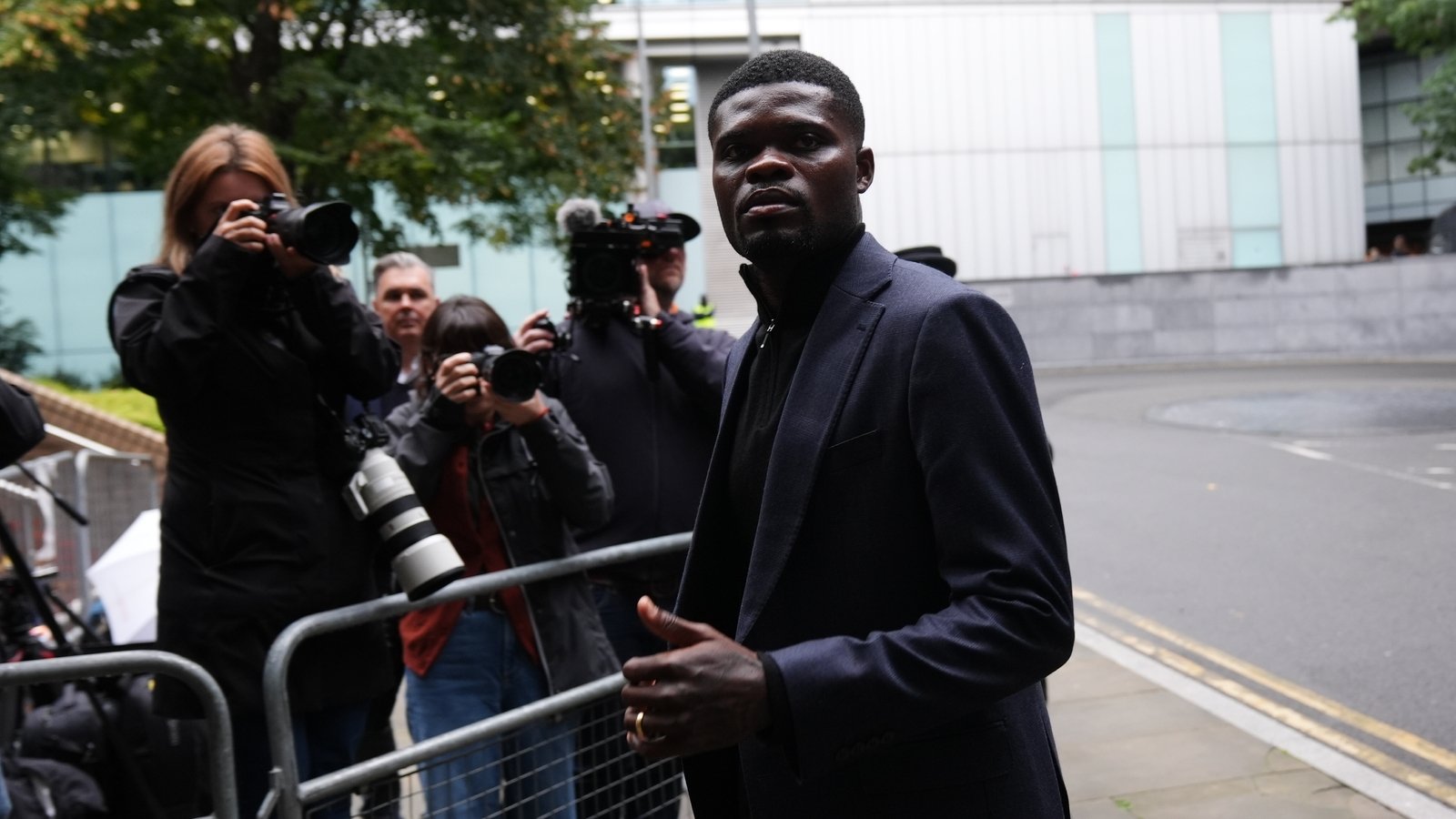 Partey pleads not guilty to rape charges