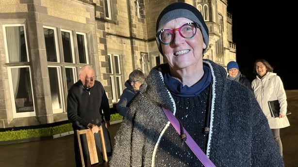 Janet Mercer is one of the singers with Cantairí Chonamara