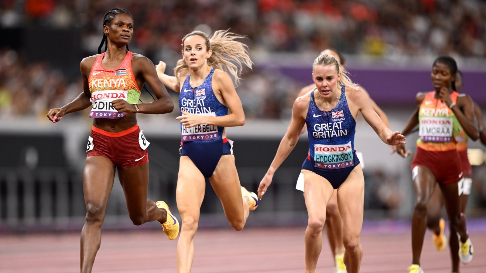 Odira storms to surprise gold in 800m