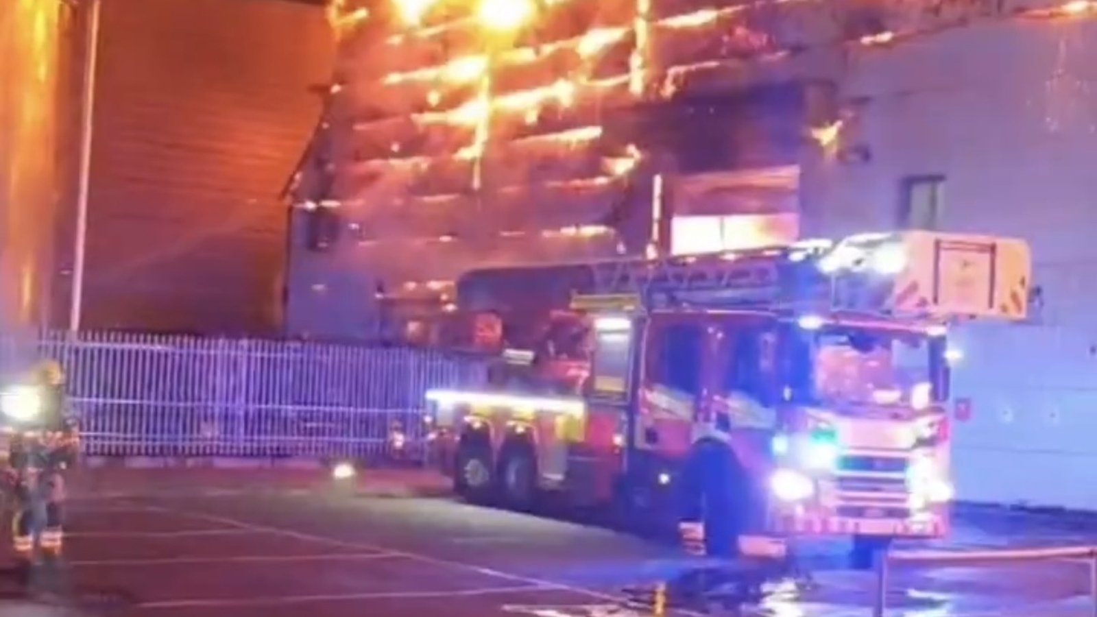 Large fire overnight at south Dublin recycling plant fire