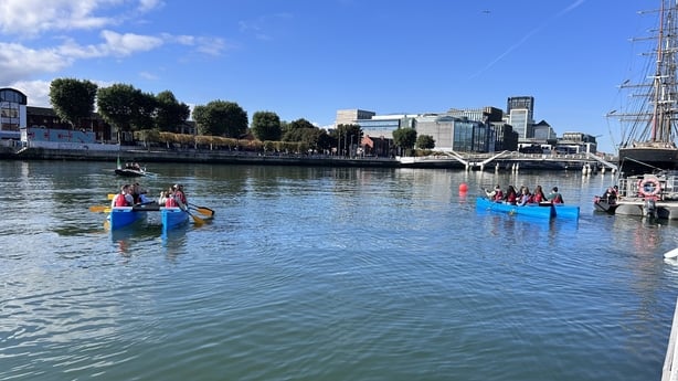 Dublin's first public Watersports Centre which has opened its doors in the IFSC