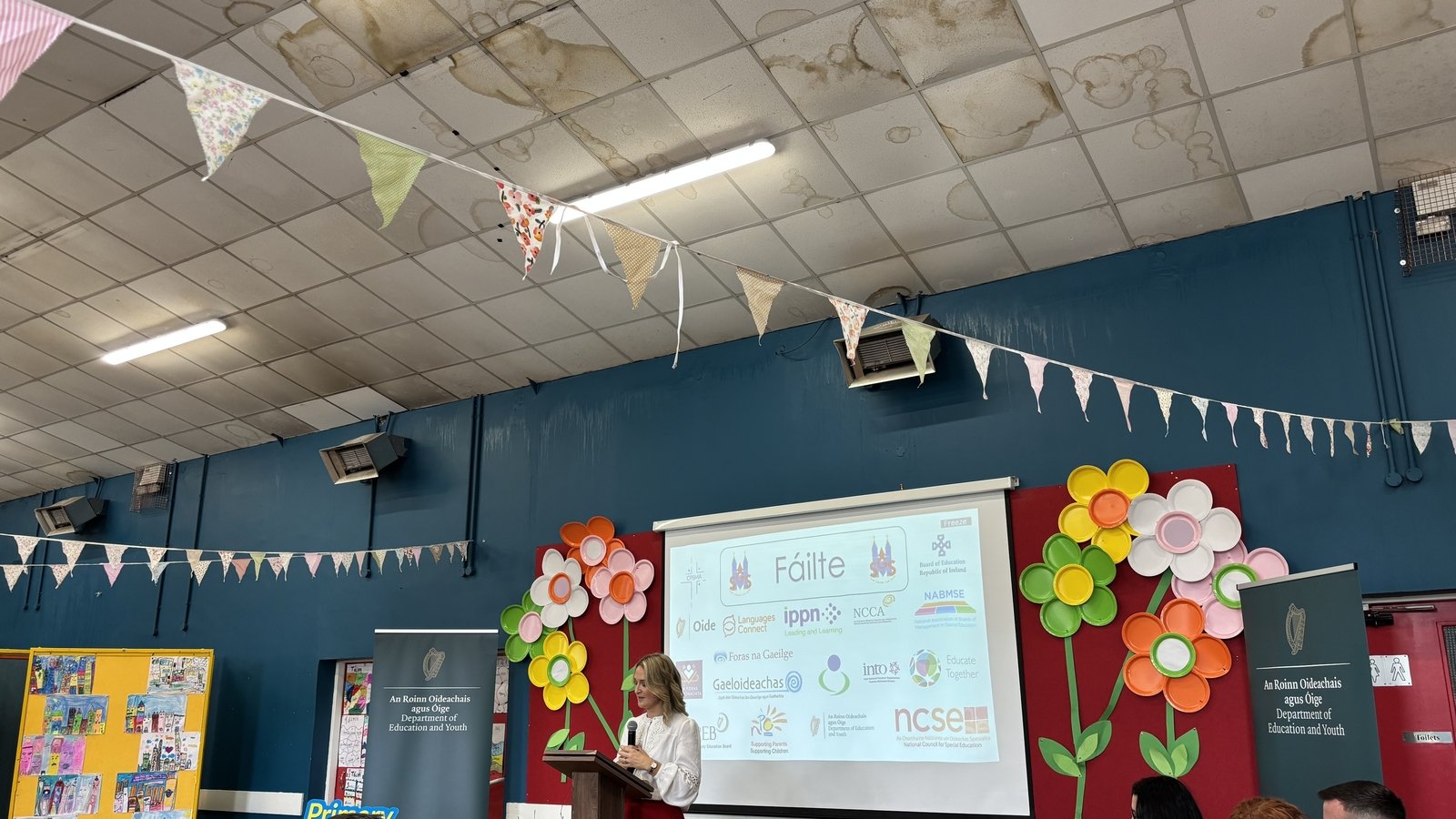 School ceiling tells own story on the state of schools