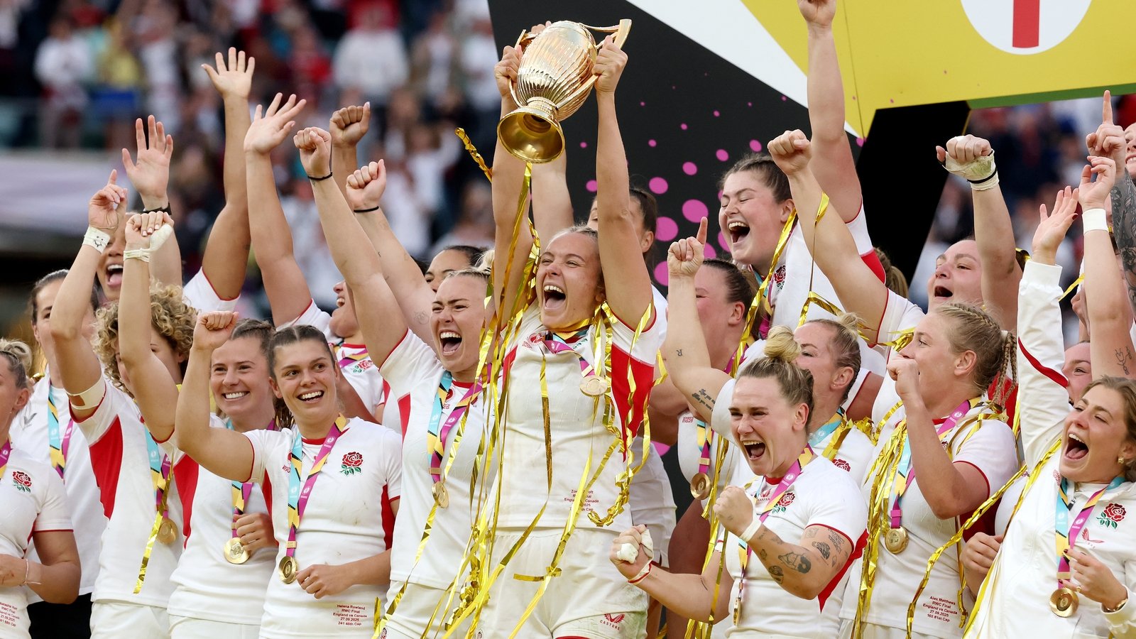 England crush Canada to claim World Cup glory at last