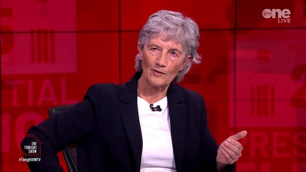 Catherine Connolly at Presidential Election debate