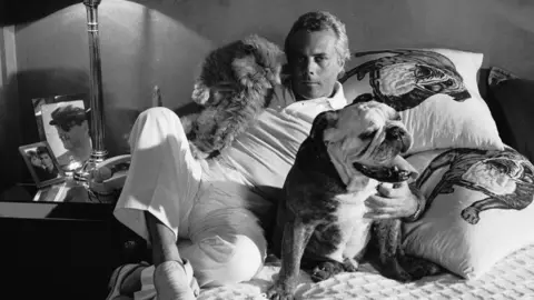 Getty Images Giorgio Armani photographed at home in the late 1970s