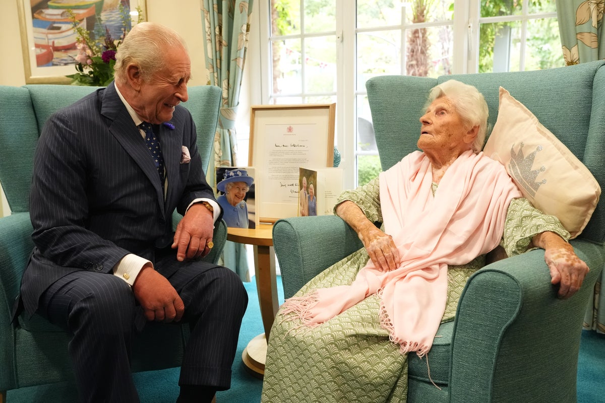 King Charles makes trip to world’s oldest person after saying goodbye to Donald Trump