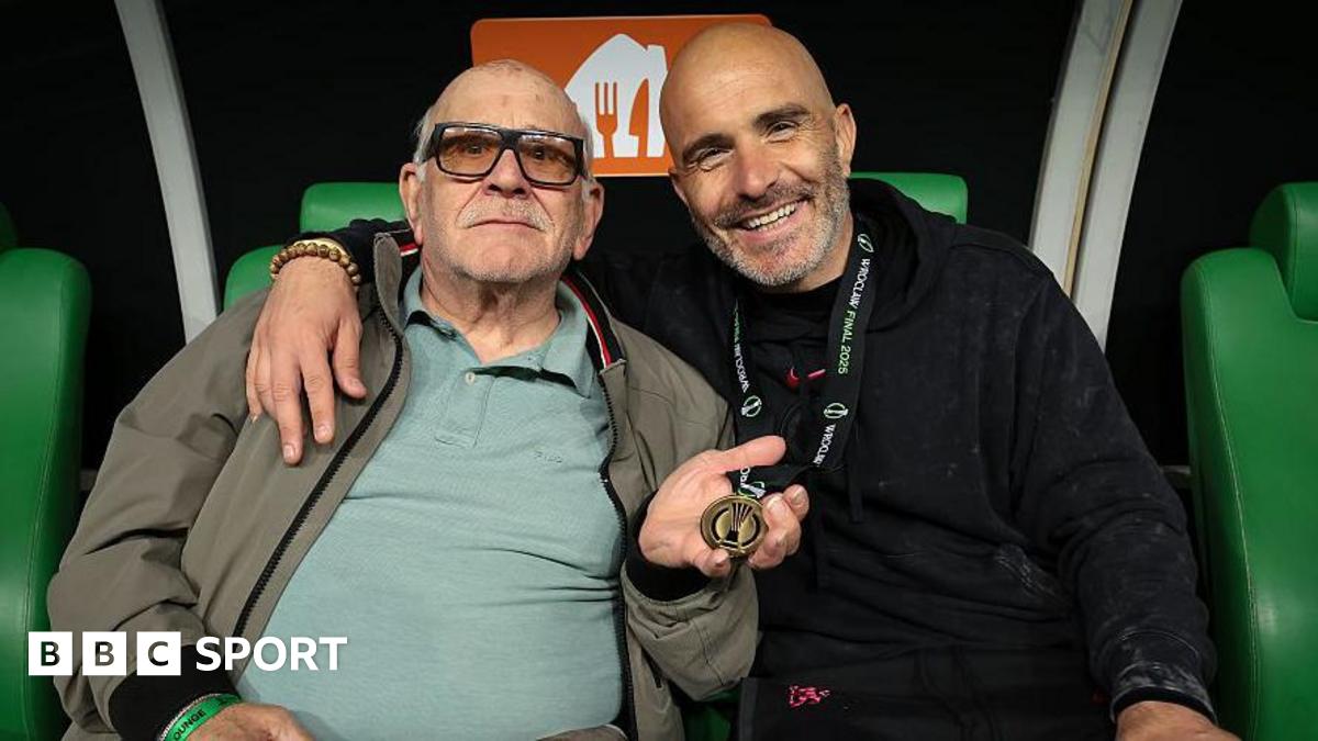 Enzo Maresca and his father Pasquale