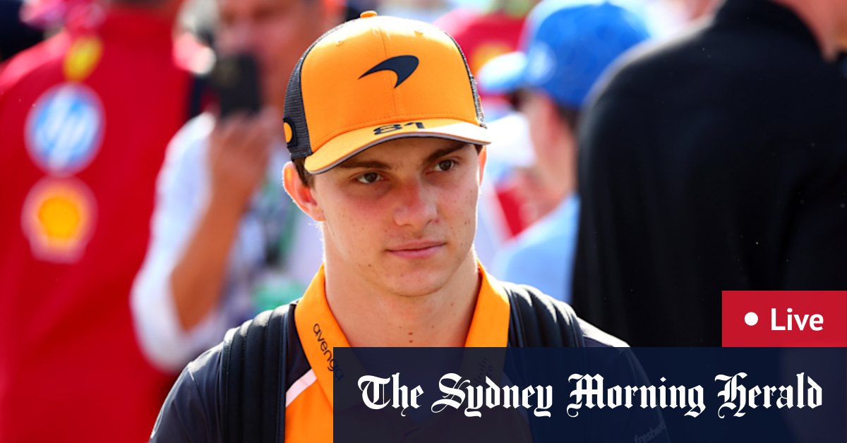Updates, results as Oscar Piastri starts from third