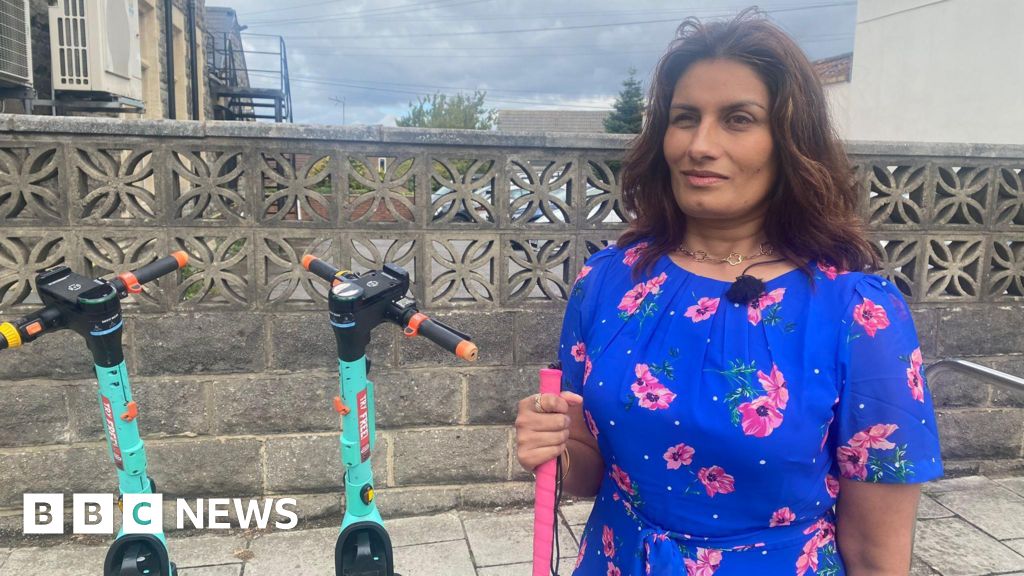 Blind woman says she trips on e-scooters in Bristol almost daily