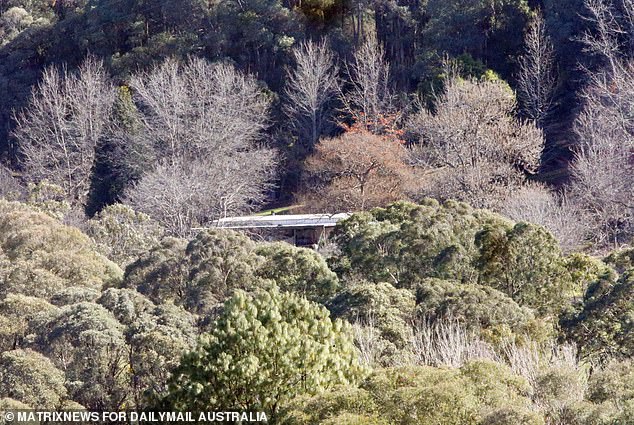 Detectives have attempted to map the route Freeman could have used to reach his refuge