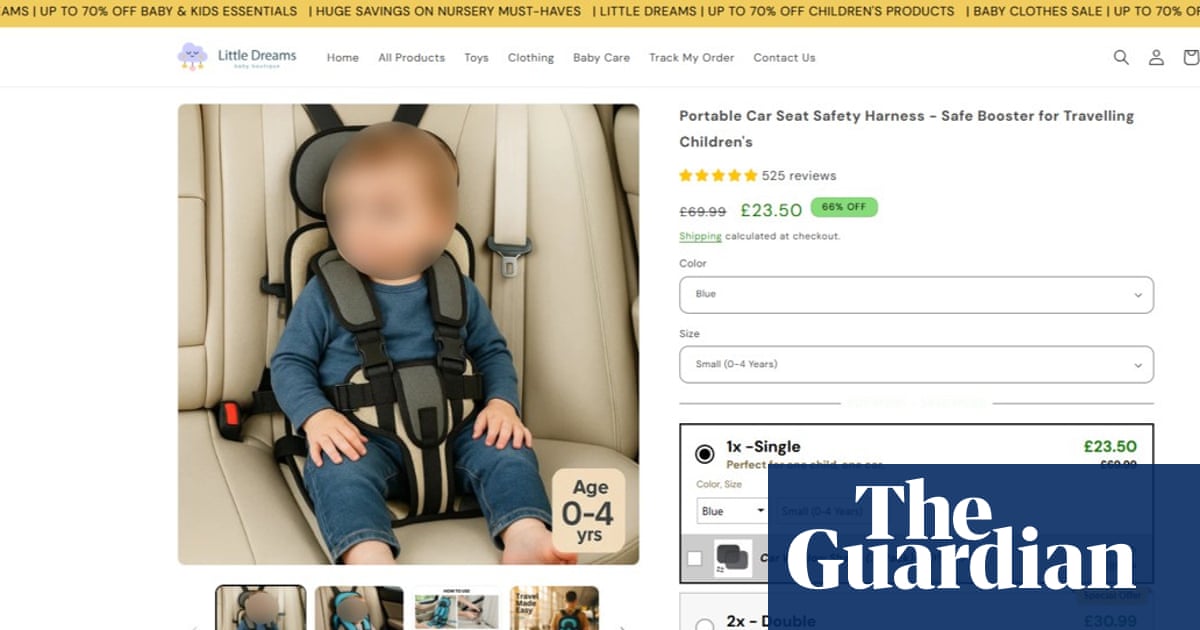 Car seats being sold online in UK that risk lives of children, Which? finds | Retail industry