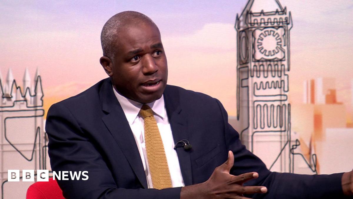 'Now is the time to stand up for two-state solution,' Lammy says - watch live