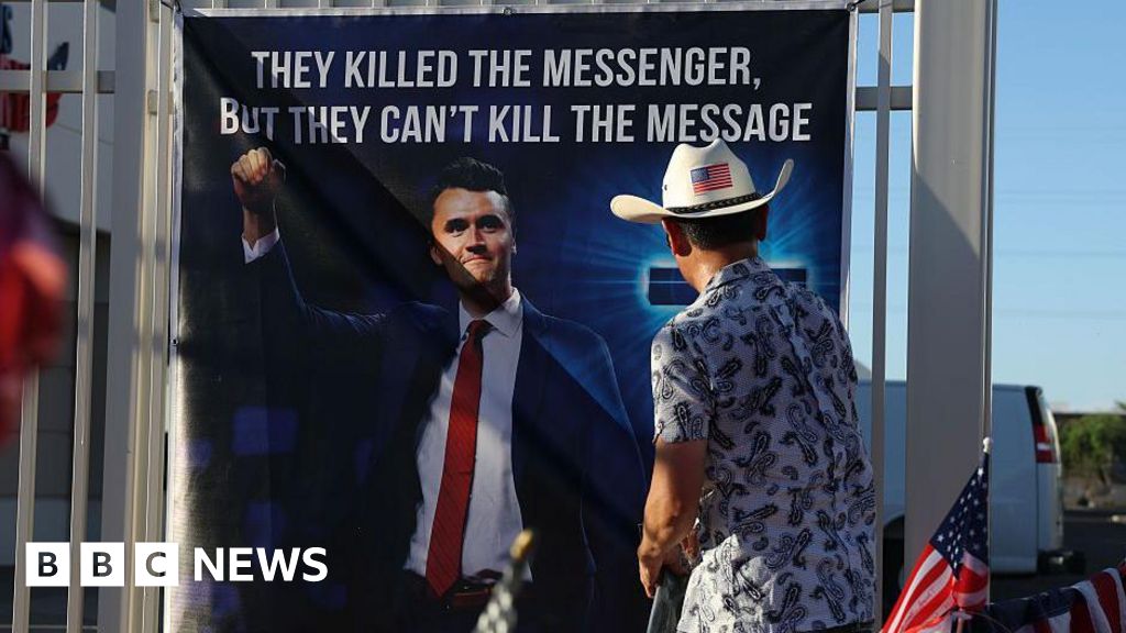 Tight security as US right gathers for Charlie Kirk memorial