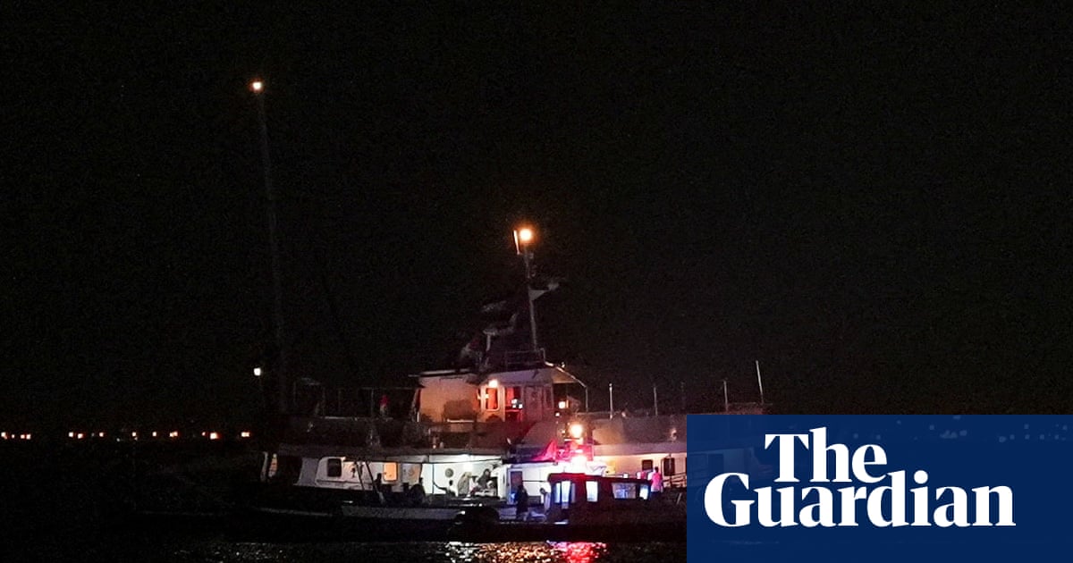 Flotilla boat carrying aid to Gaza struck by flaming object, video shows | Palestinian territories