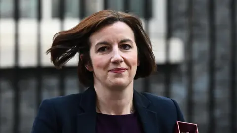 Getty Images Bridget Phillipson pictured in Downing Street