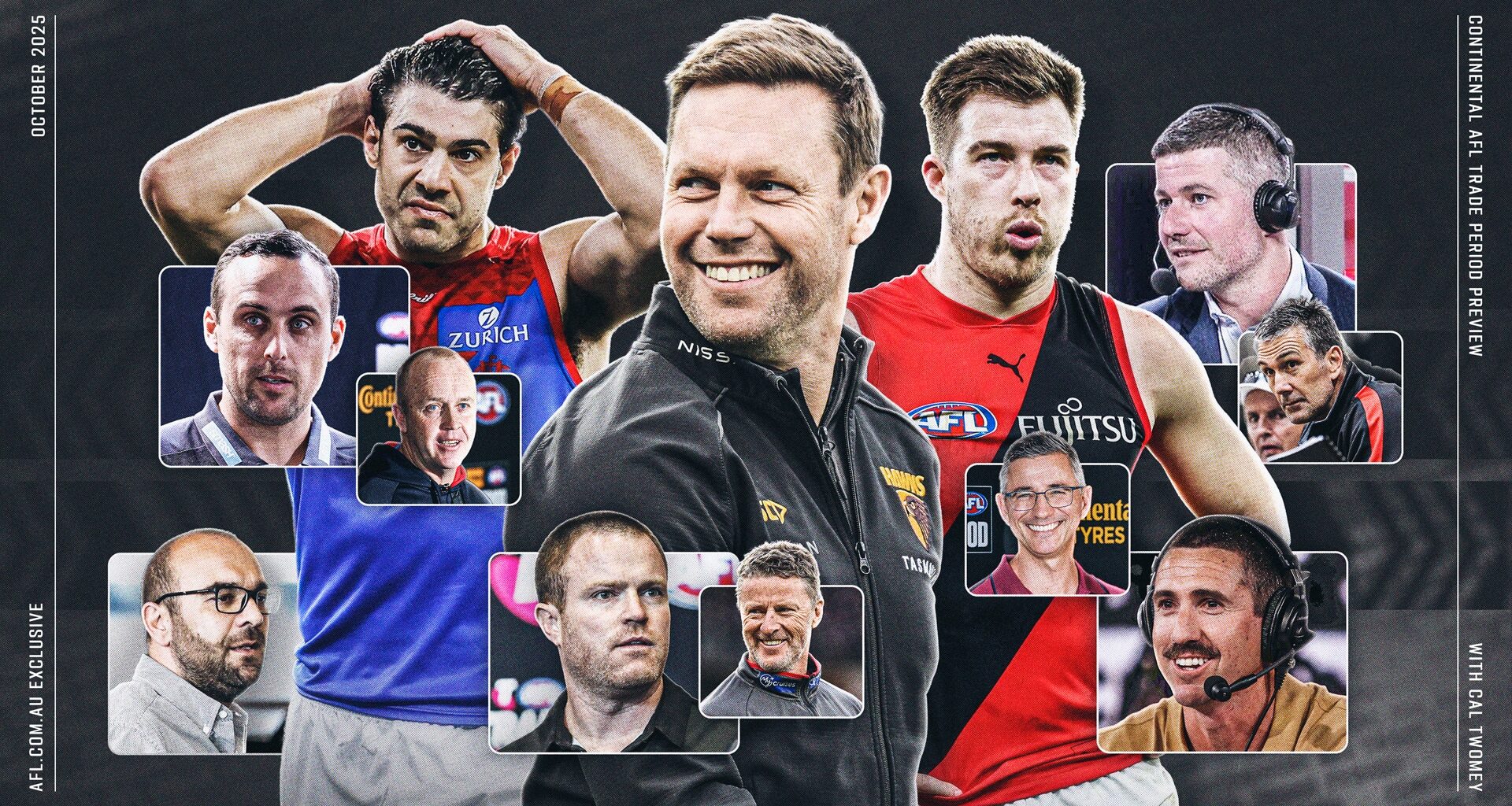 The 12 influential figures who will shape the 2025 Trade Period