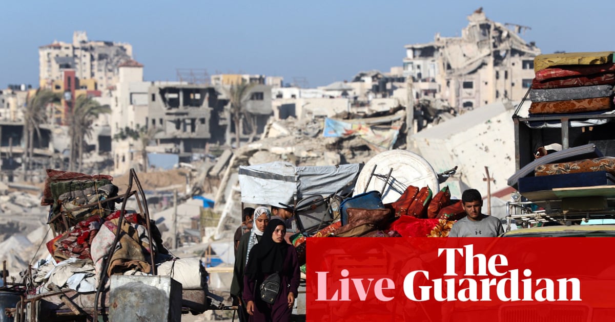 Belgium to recognise Palestinian state at UN and sanction Israel – Middle East crisis live | World news