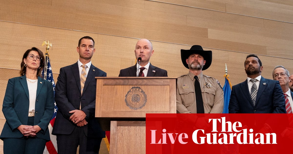 Charlie Kirk shooting latest: Utah governor confirms identity of suspect and says family friend turned him in | Charlie Kirk shooting