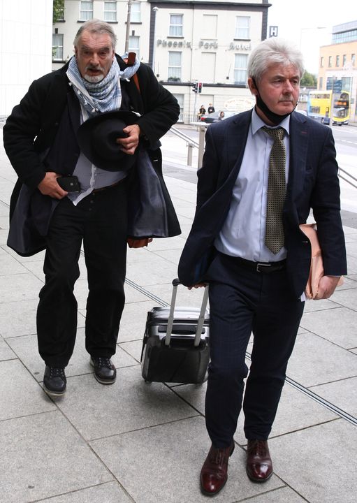 Suspect Ian Bailey with Frank Buttimer