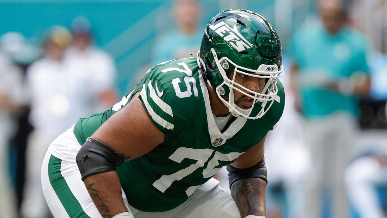 Sources - Jets' Alijah Vera-Tucker has significant arm injury