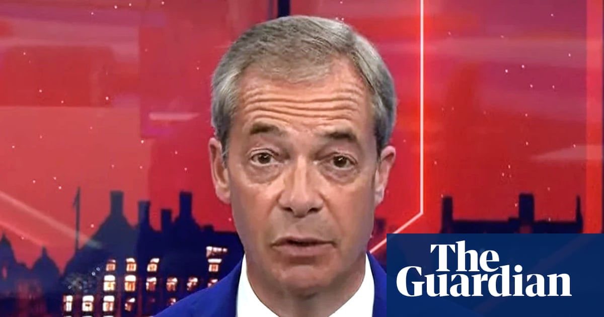 Nigel Farage uses private company to pay less tax on GB News earnings | Nigel Farage