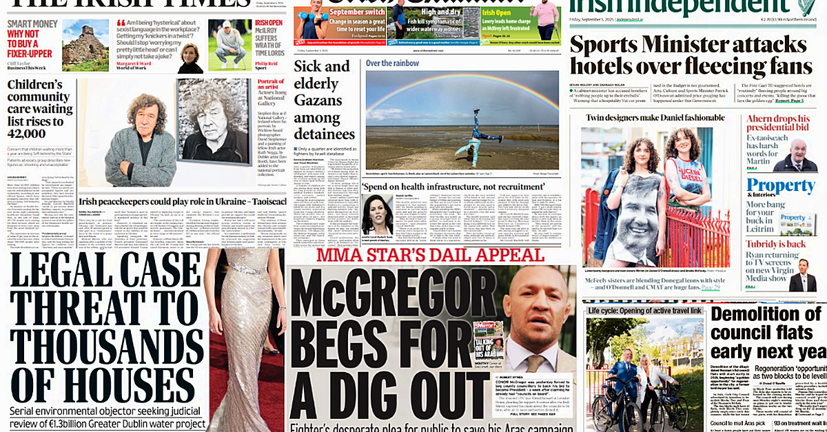 What the papers say: Friday's front pages