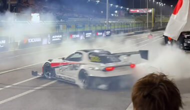 International driver disqualified for WTAC pit lane burnout