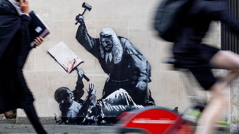 Pic: PA/Banksy