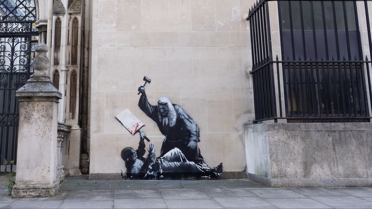 Pic: PA/Banksy