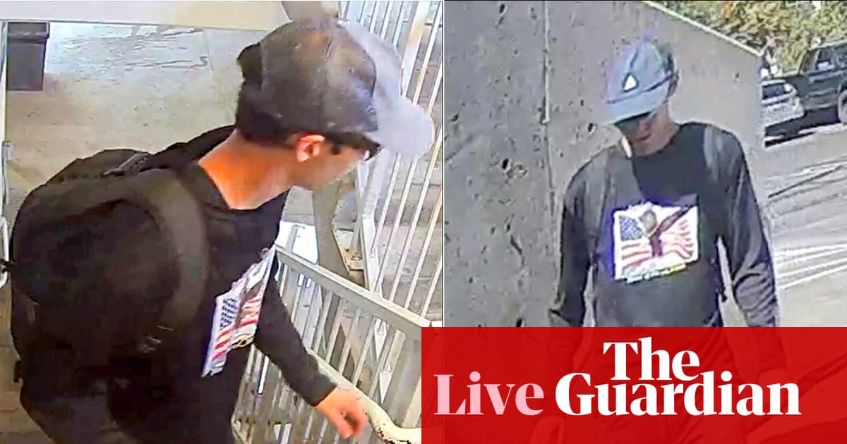Charlie Kirk shooting latest: killer still at large as video of suspect released | Charlie Kirk shooting