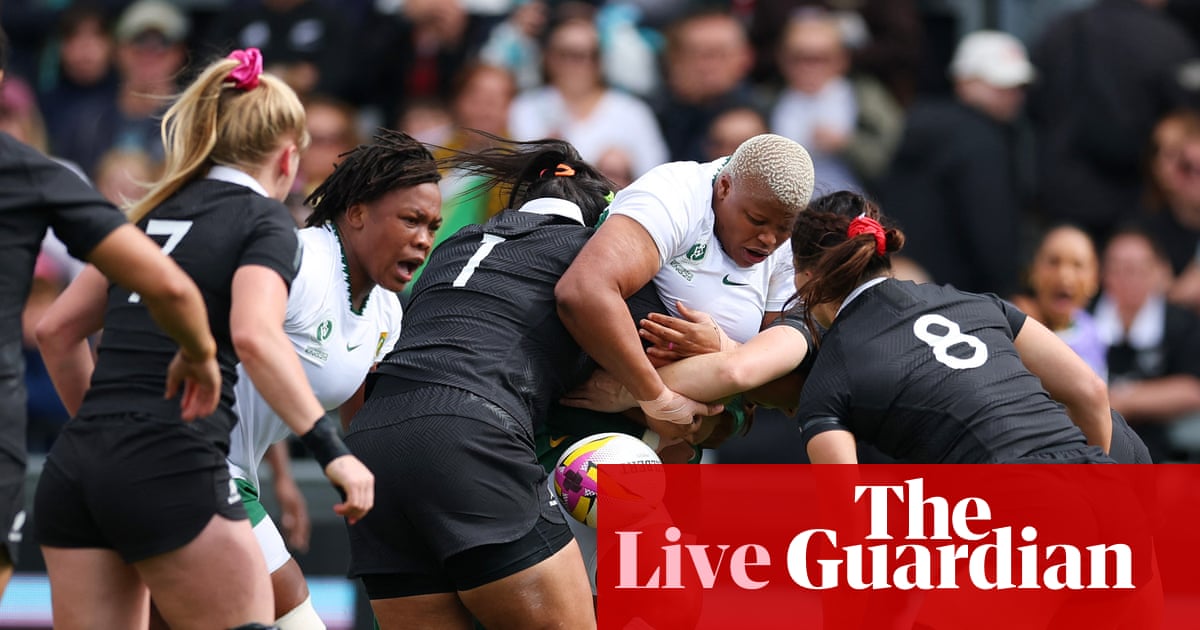 New Zealand v South Africa: Women’s Rugby World Cup quarter-final – live | Women's Rugby World Cup 2025