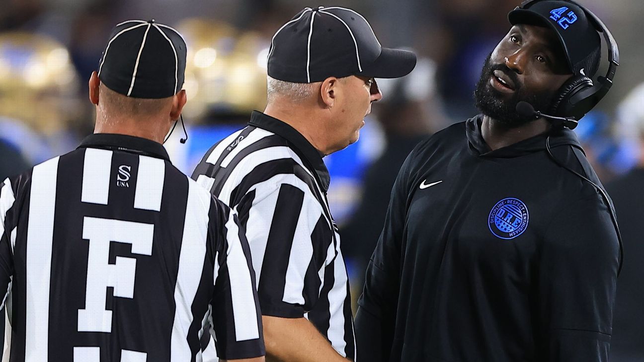 UCLA fires coach DeShaun Foster after Bruins start 0-3