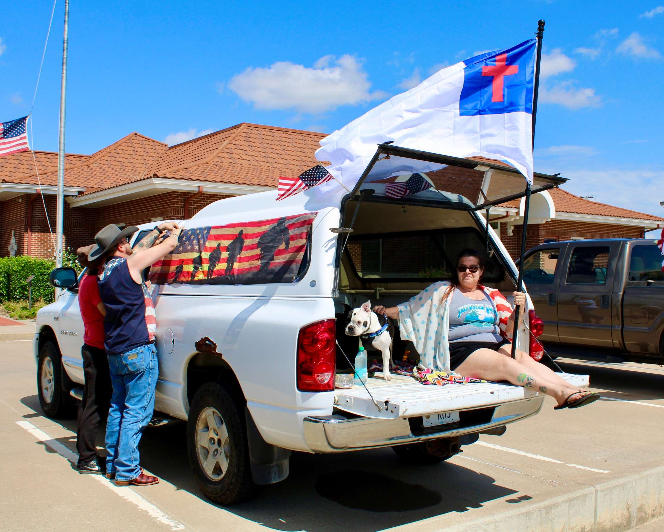 A car parked on the corner of 27th and Vine in Hays. Photo by Tony Guerrero/Hays Post