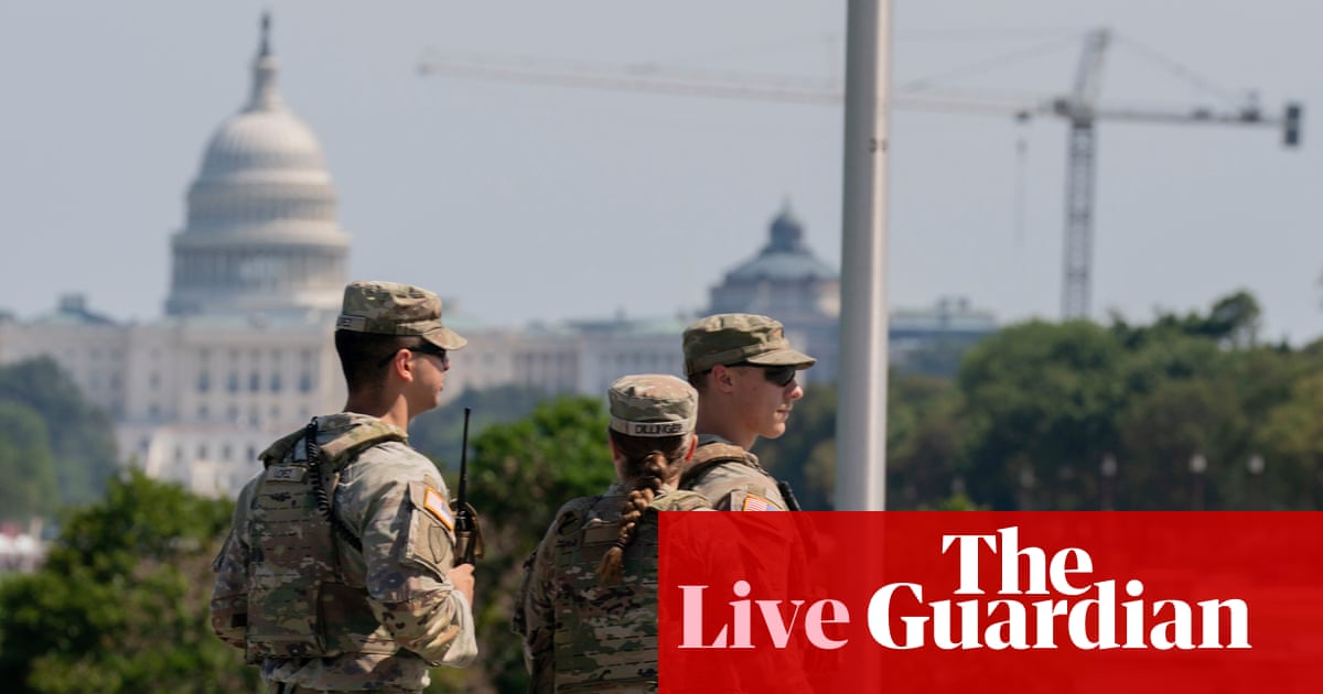 Trump threatens to call national emergency in Washington DC over Ice cooperation – US politics live | Trump administration