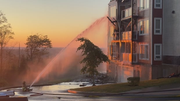 Middle Sackville apartment building 'total loss' after overnight fire