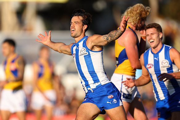 North Melbourne captain Jy Simpkin wants to spend more time in the midfield.