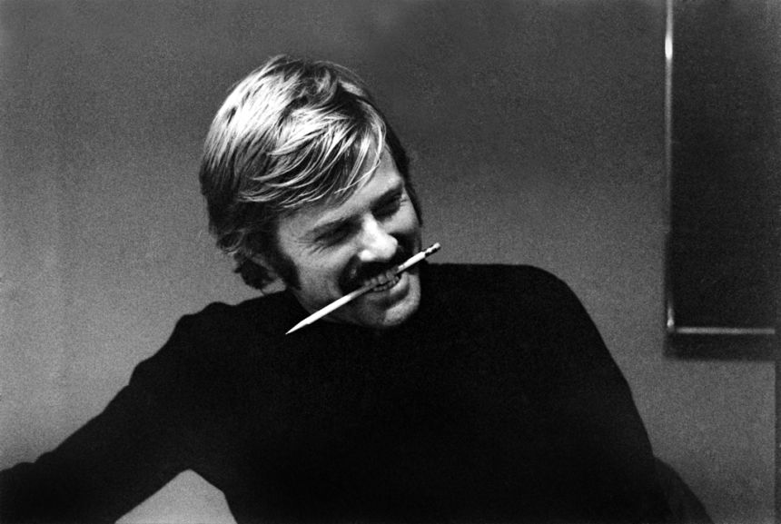 Robert Redford in his agent's New York office in 1969. Click through the gallery to see more photographs from the renowned star's early career.