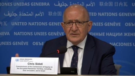 Israel has committed genocide against Palestinians, UN commission of inquiry says – video 