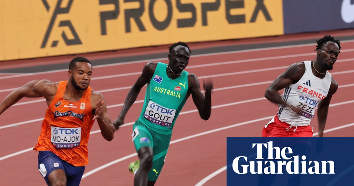Gout Gout eliminated from 200m after coming fourth in semi-finals in Tokyo | Gout Gout