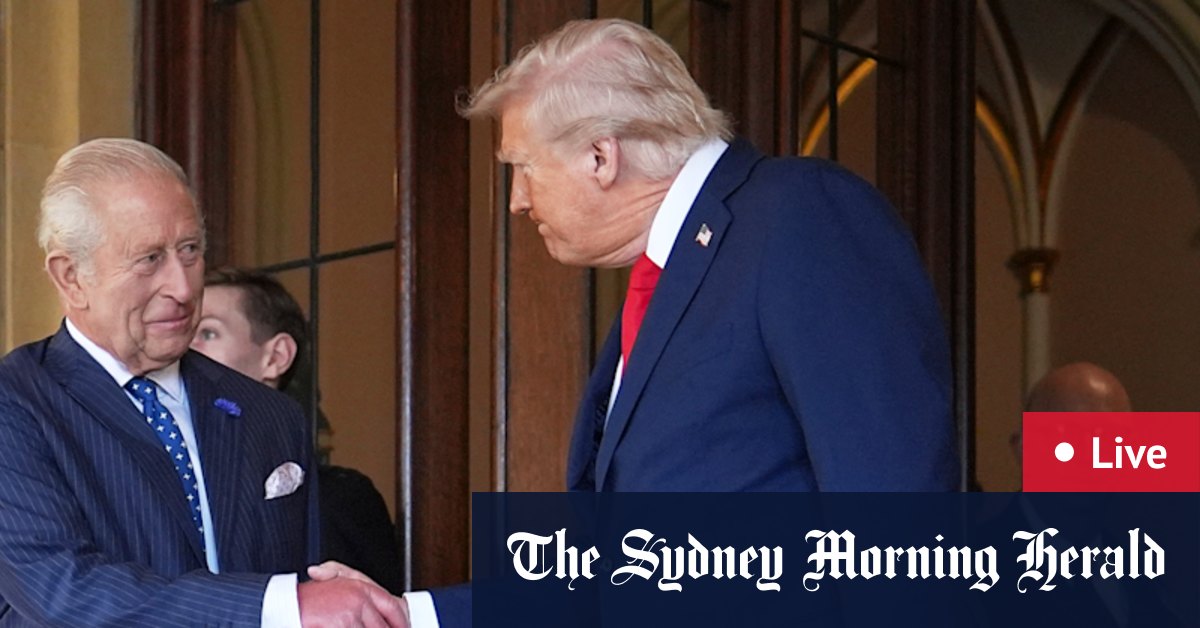 Trump meets British PM, tech billionaires part of president’s posse