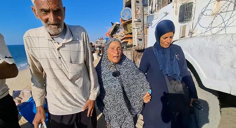 Gazans flee ‘death and devastation’ with no transportation or means of shelter