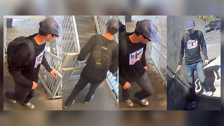 The FBI on September 11 released images of a person of interest in Kirk's killing.