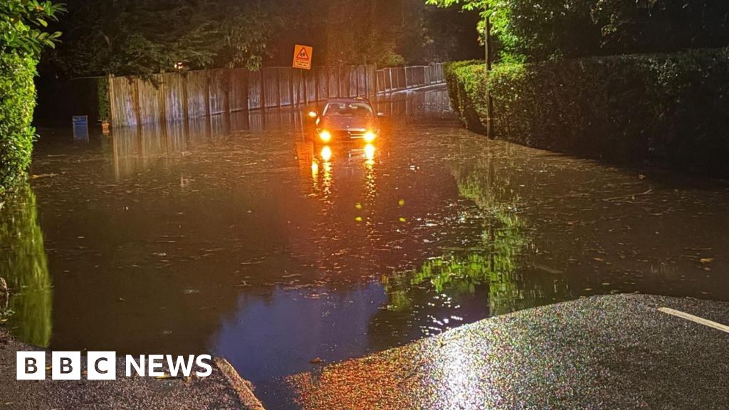Streets left flooded after 20 hours of heavy rain