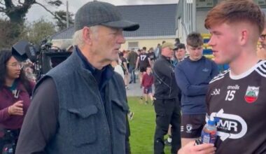 Hollywood legend Bill Murray mingles at Clare club hurling game