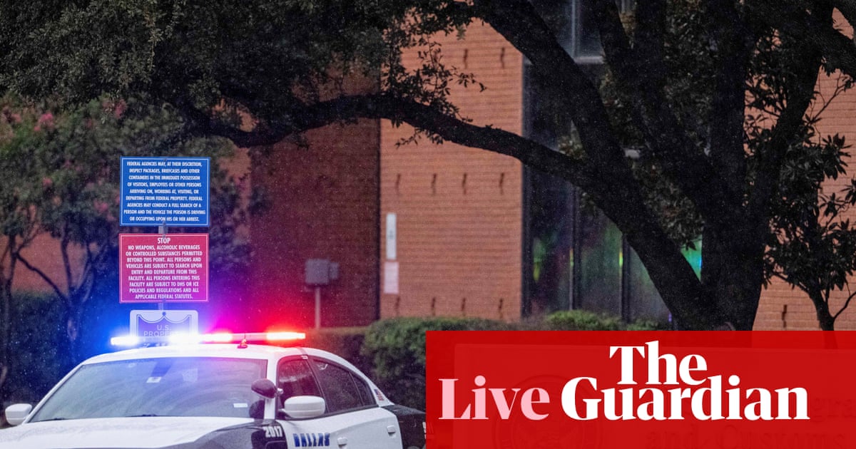 Two detainees killed in Dallas Ice facility shooting; FBI investigating incident as ‘act of targeted violence’ – live | US immigration