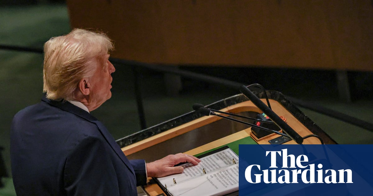 Escalatorgate: Trump alleges ‘triple sabotage’ after technical mishaps at UN | Donald Trump