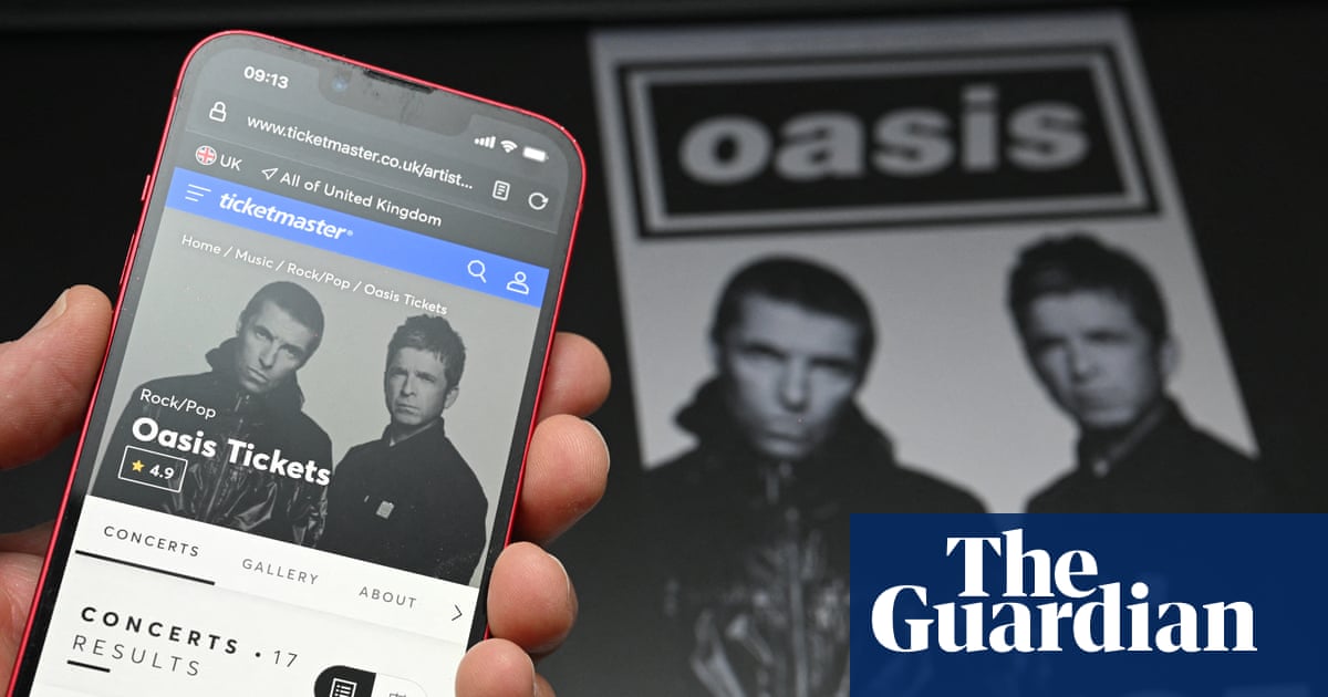 Ticketmaster forced to change how it advertises tickets after Oasis row | Oasis