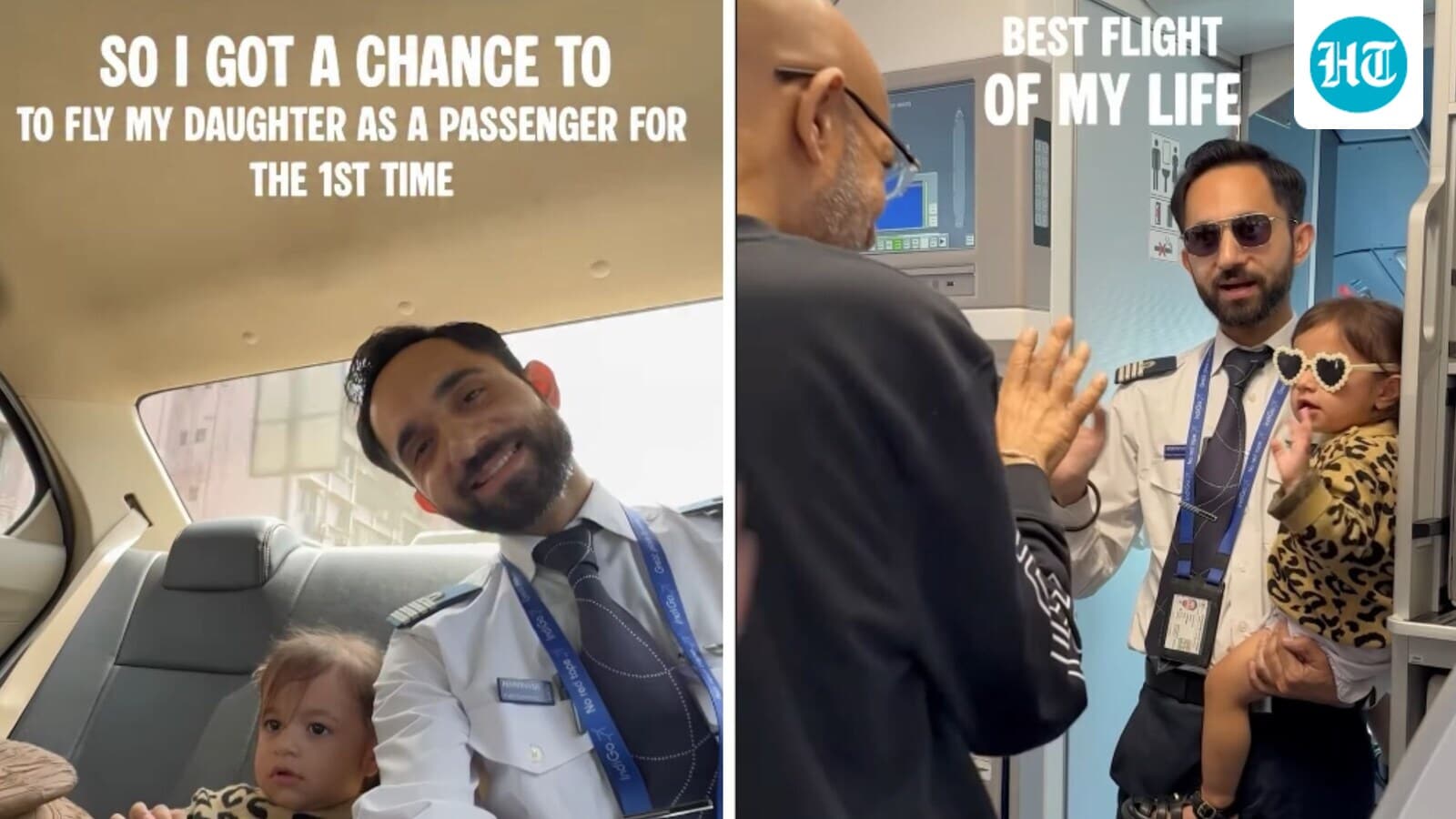 IndiGo pilot’s emotional moment: Dad welcomes daughter as passenger for first time