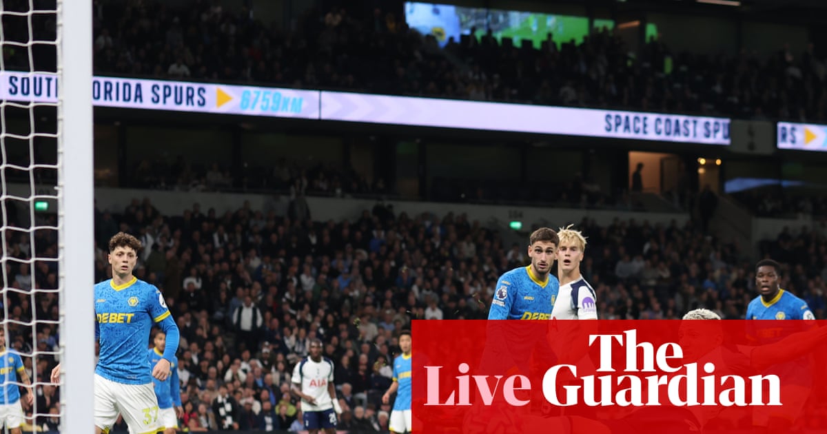 Tottenham v Wolves: Premier League – live | Premier League