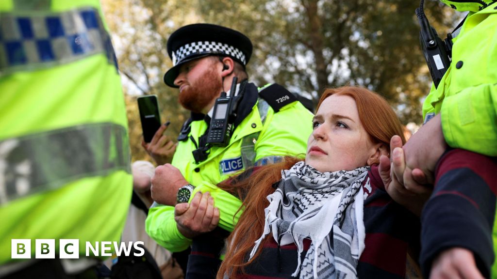 Arrests at protest supporting Palestine Action near Labour conference